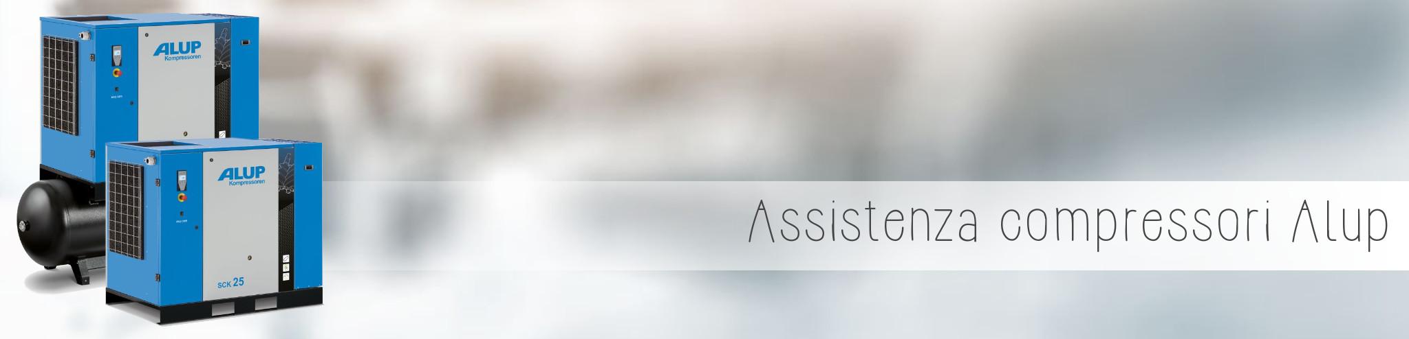 Assistenza compressori Alup